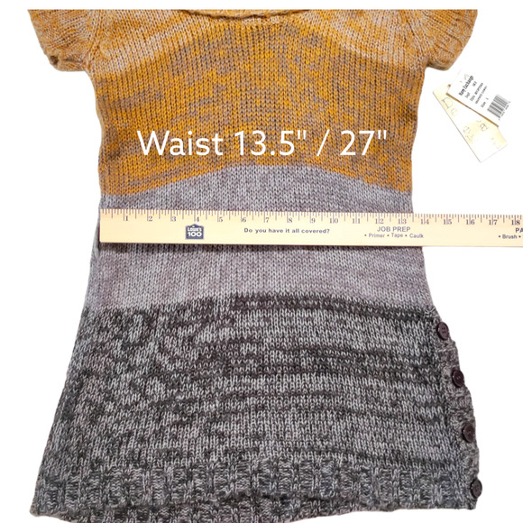 Derek Heart Junior's Size Large Y2K Tunic Cable Knit Cowl Neck Sweater - Picture 10 of 12